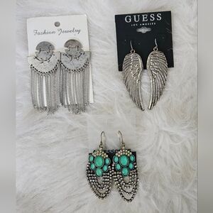 3 Pairs of Earrings